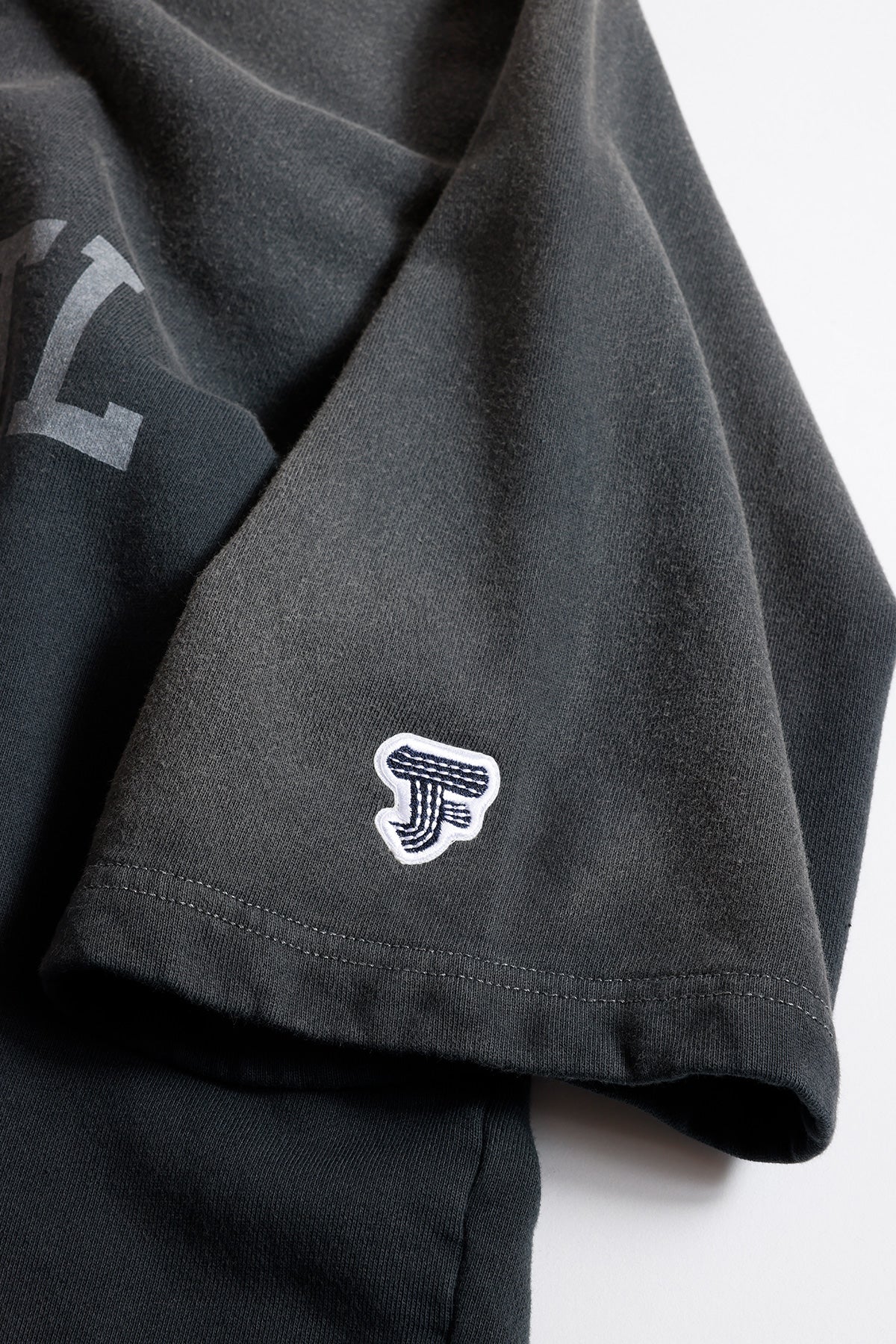 LOGO H/S SWEAT SHIRT 3YR WASH