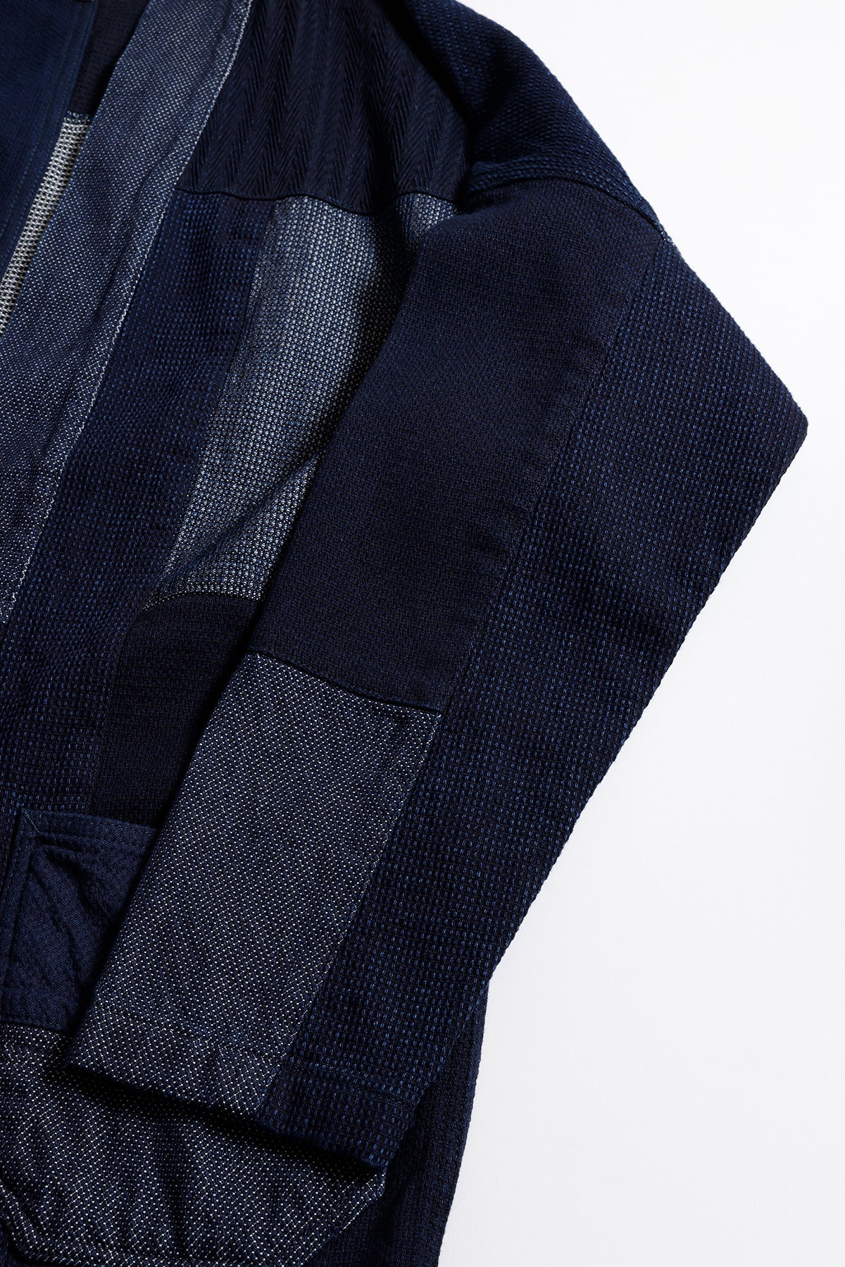 PACHWORK HAORI JACKET RINSE