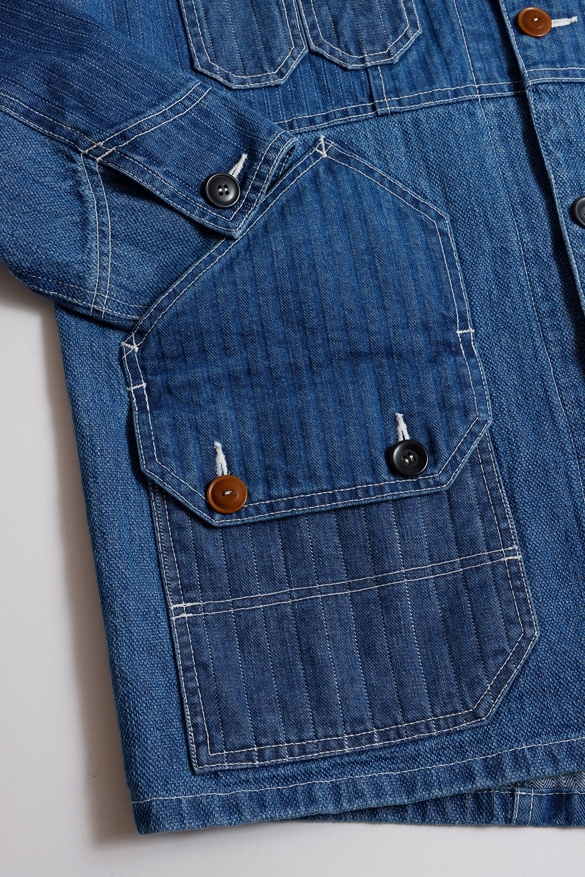 PACHWORK COVERALL JACKET 3YR WASH