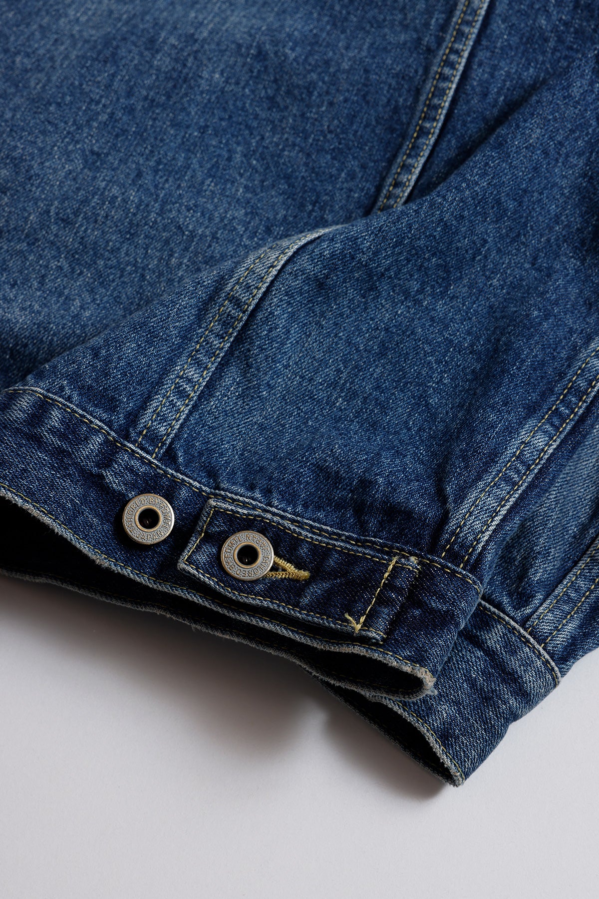 DENIM PLEATS JACKET 3YR WASH