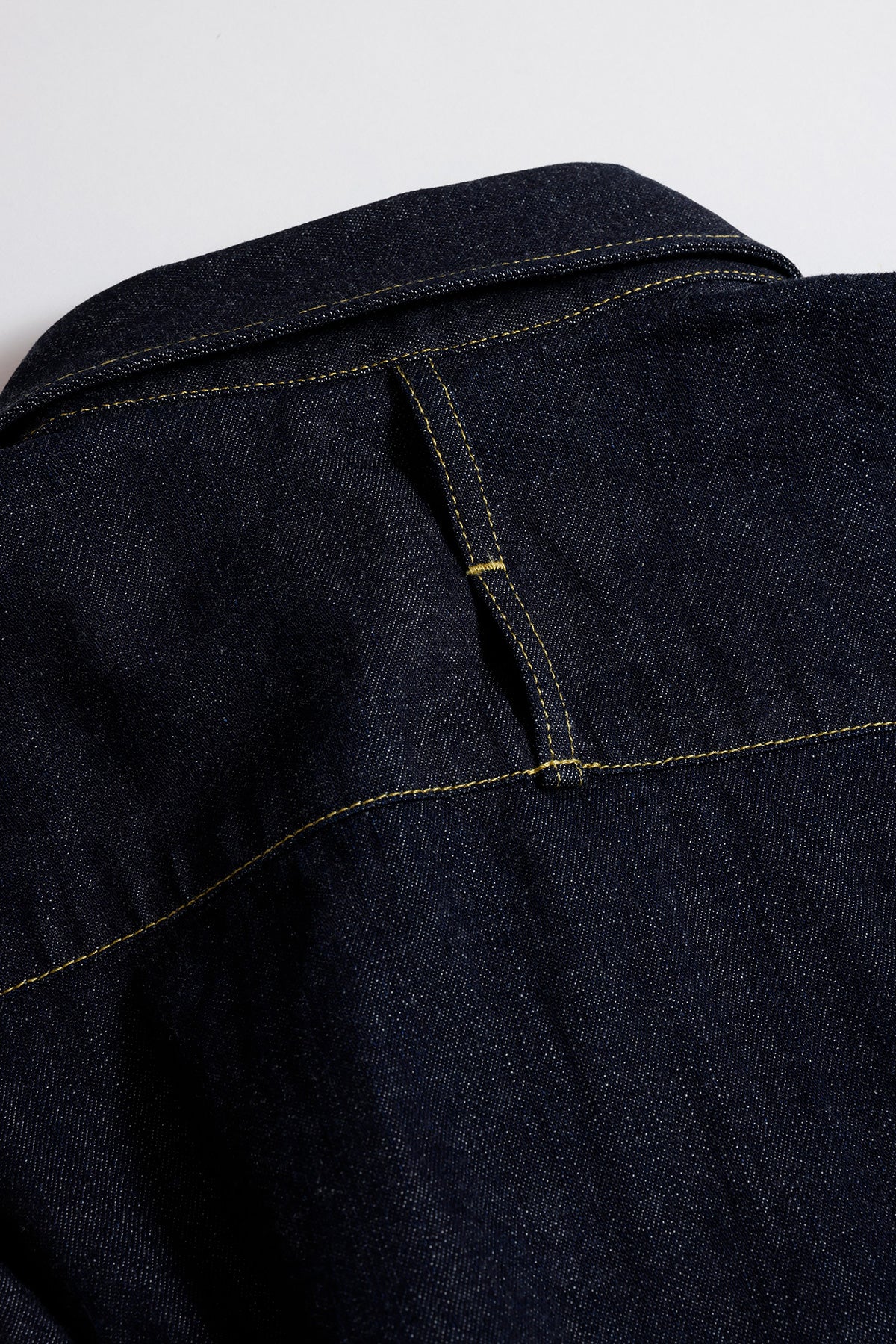 DENIM PLEATS SHIRT RINSE