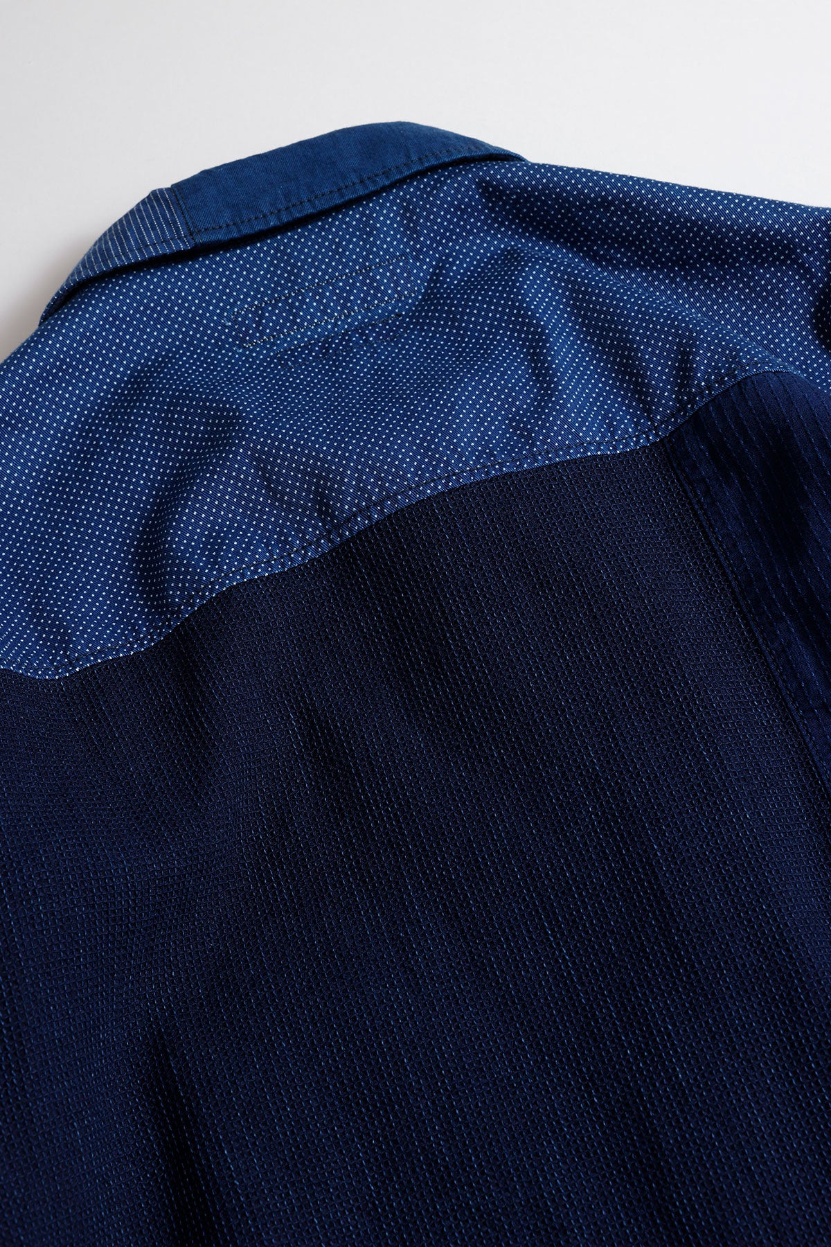 PATCHWORK SHIRT JACKET RINSE