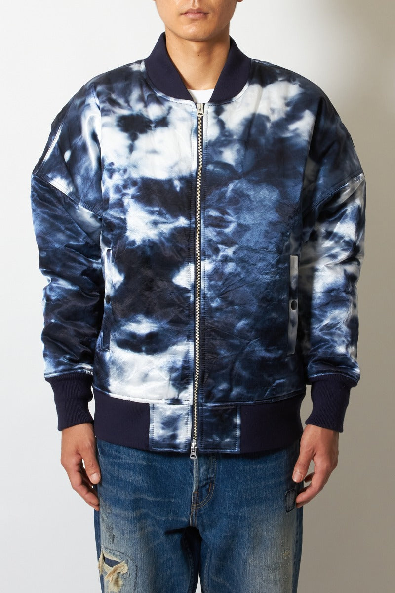 TIE DYE BOMBER JACKET
