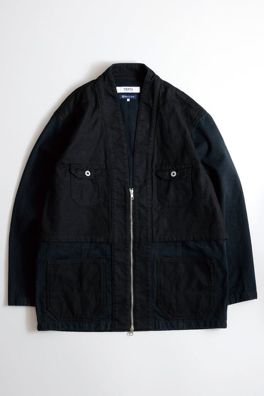 HAORI ZIP JACKET RINSE