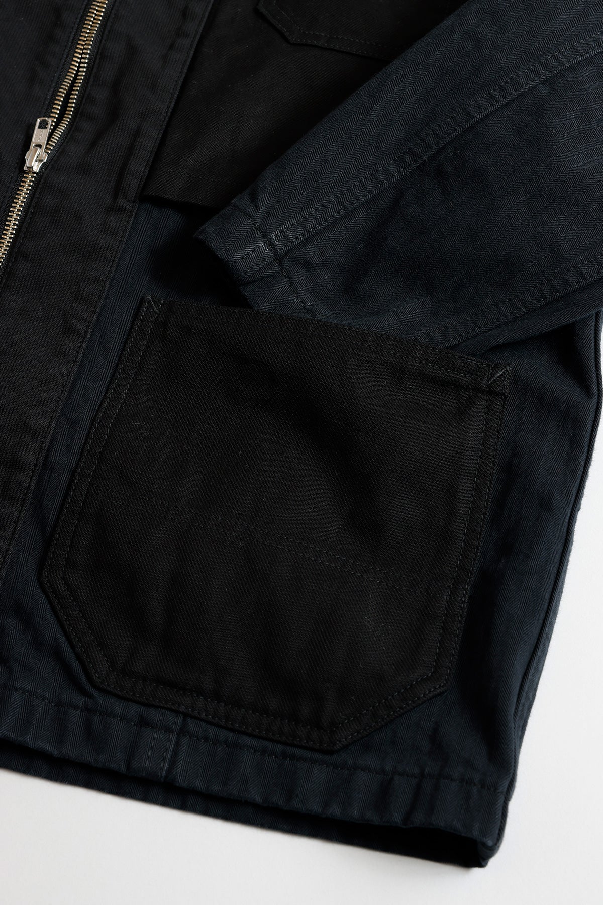 HAORI ZIP JACKET RINSE