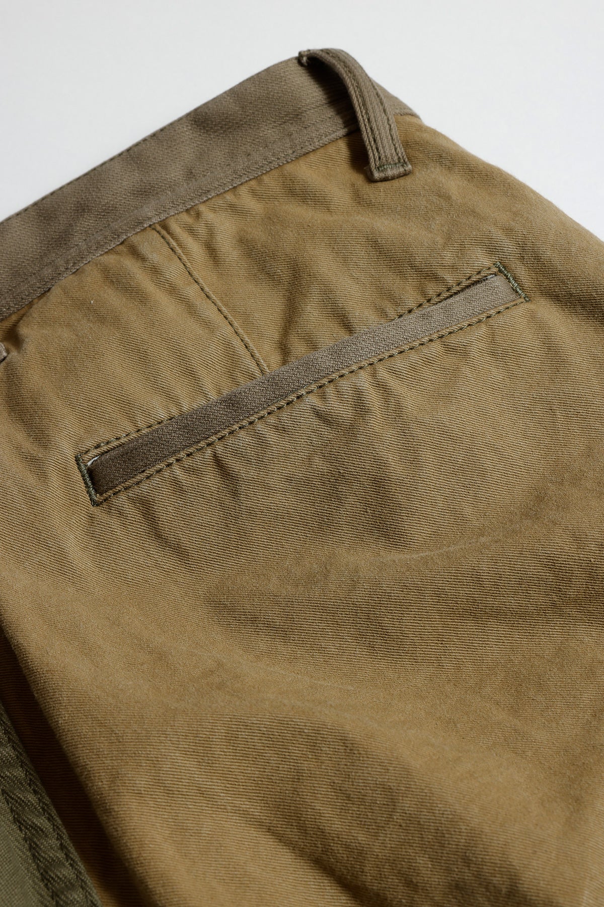 PATCHWORK WIDE PANTS RINSE