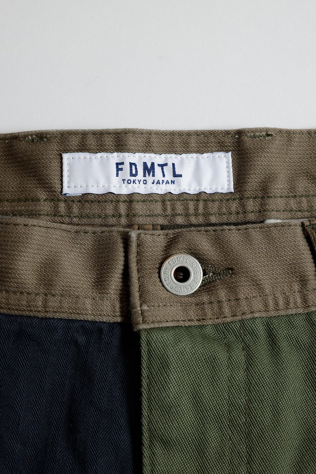 PATCHWORK WIDE PANTS RINSE