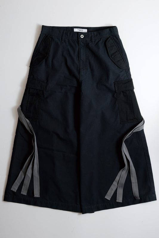 HAKAMA CARGO PANTS RINSE