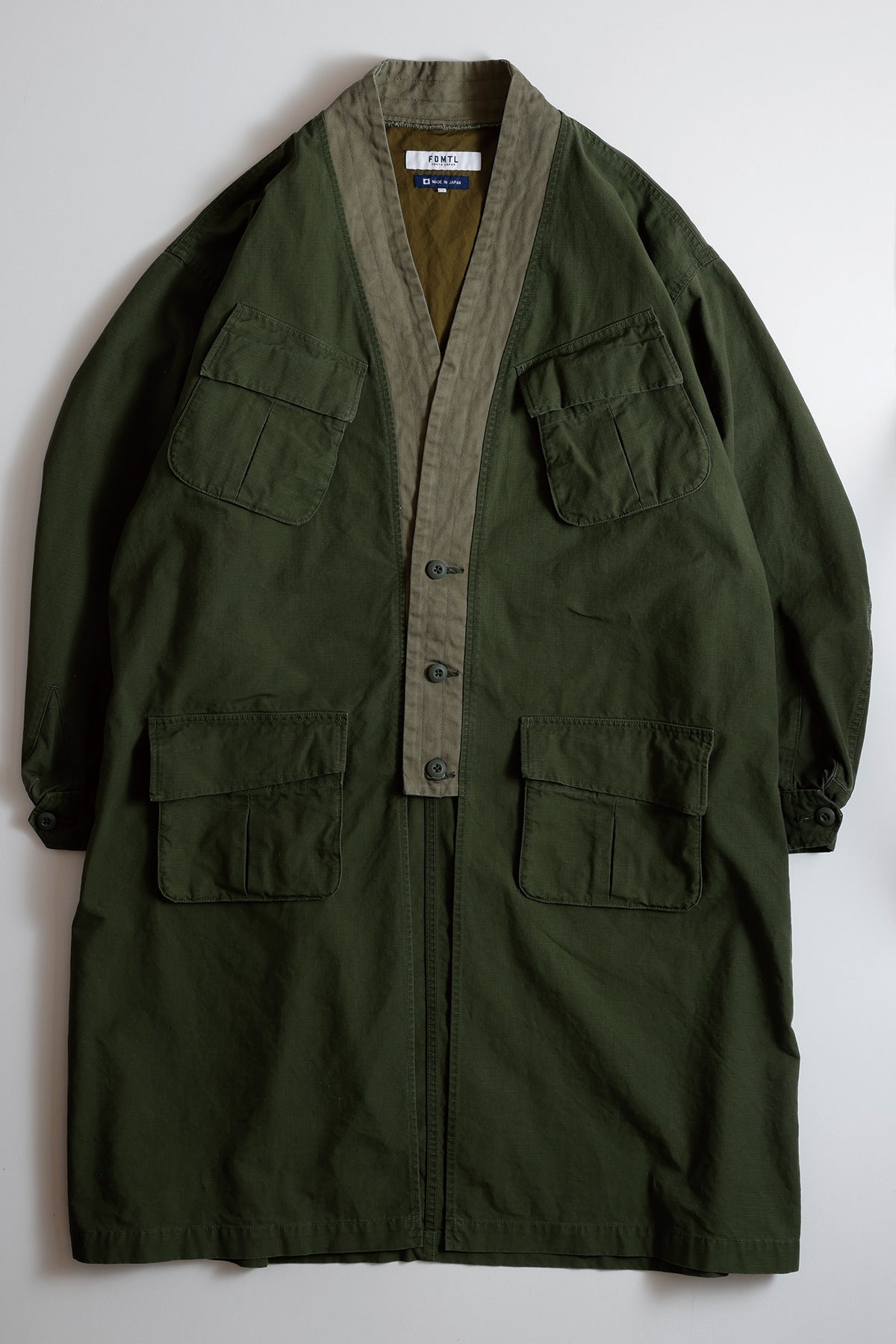 HAORI JUNGLE LONG JACKET RINSE