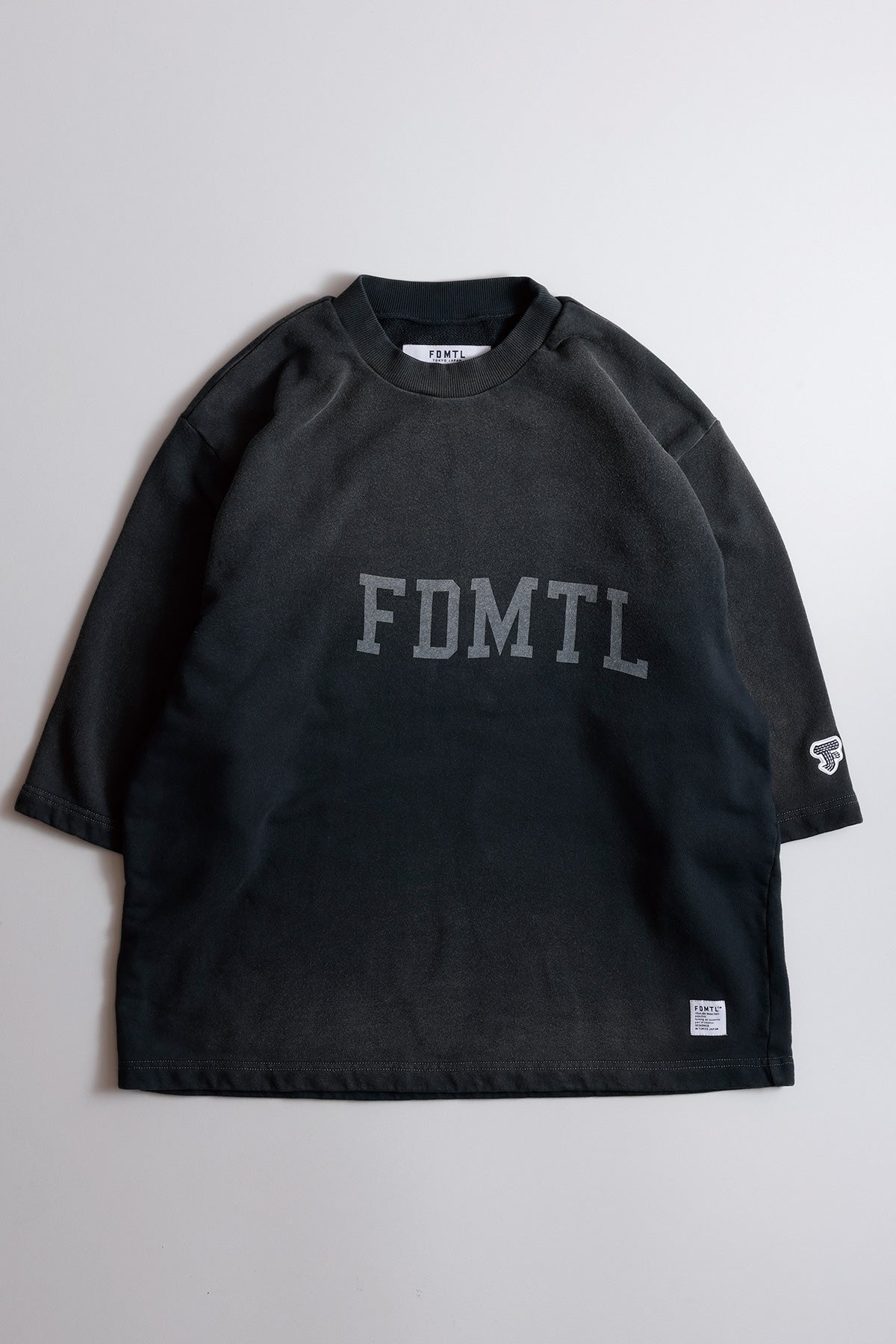 LOGO H/S SWEAT SHIRT 3YR WASH