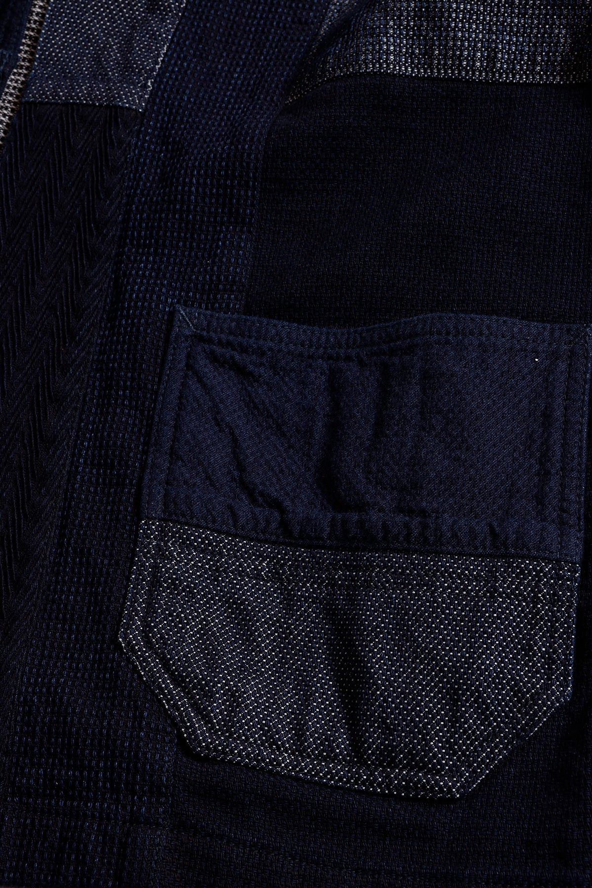 PACHWORK HAORI JACKET RINSE