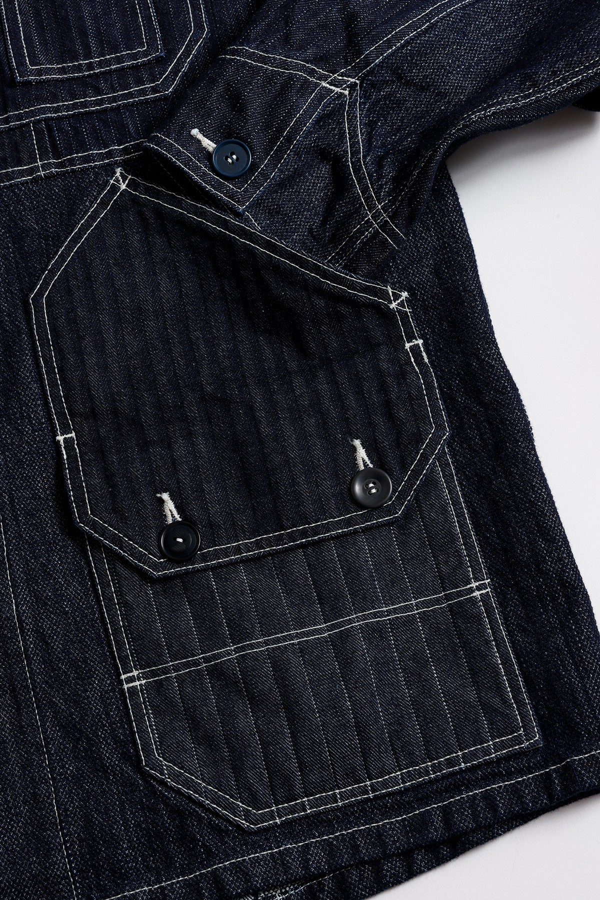 PACHWORK COVERALL JACKET RINSE