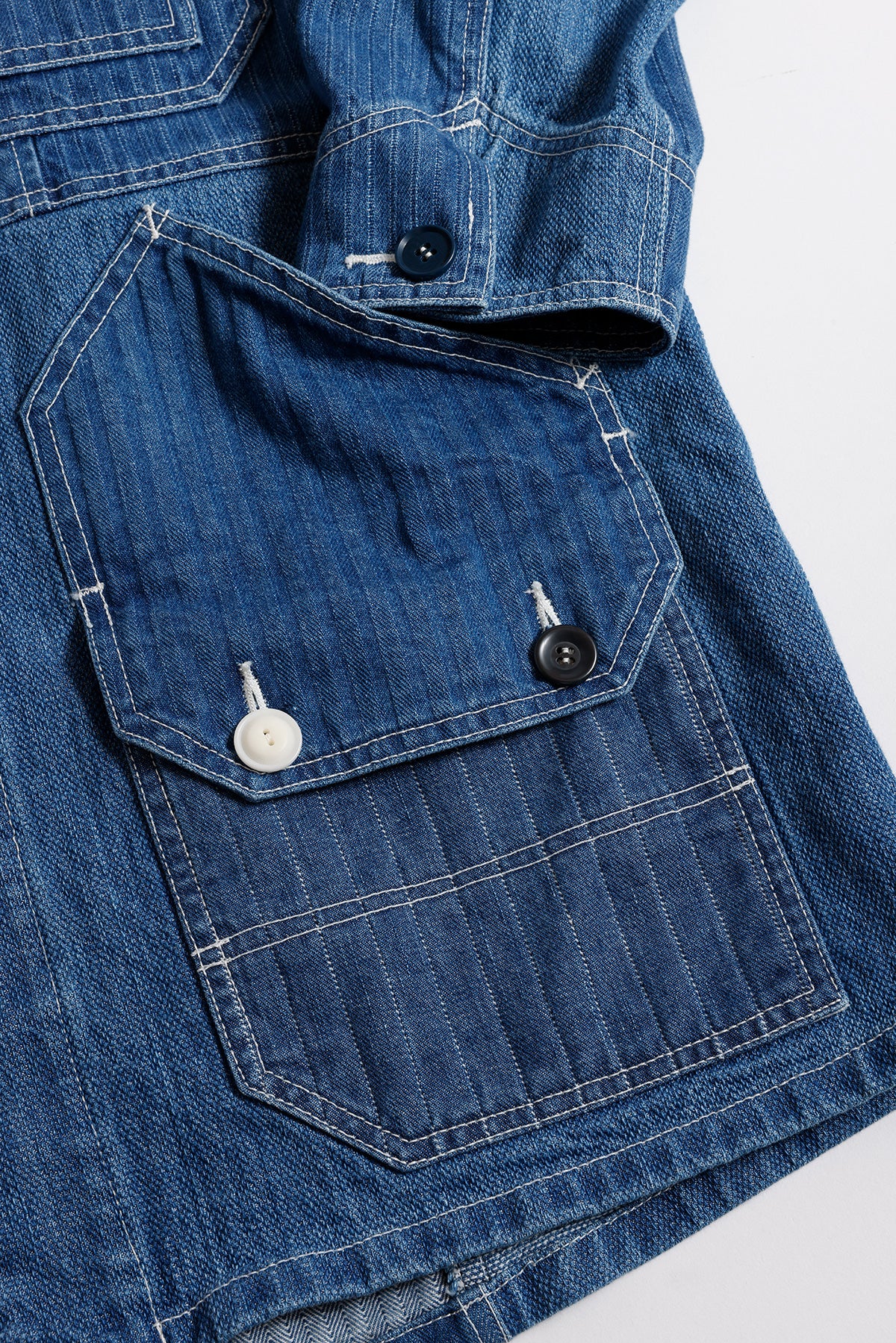 PACHWORK COVERALL JACKET 3YR WASH