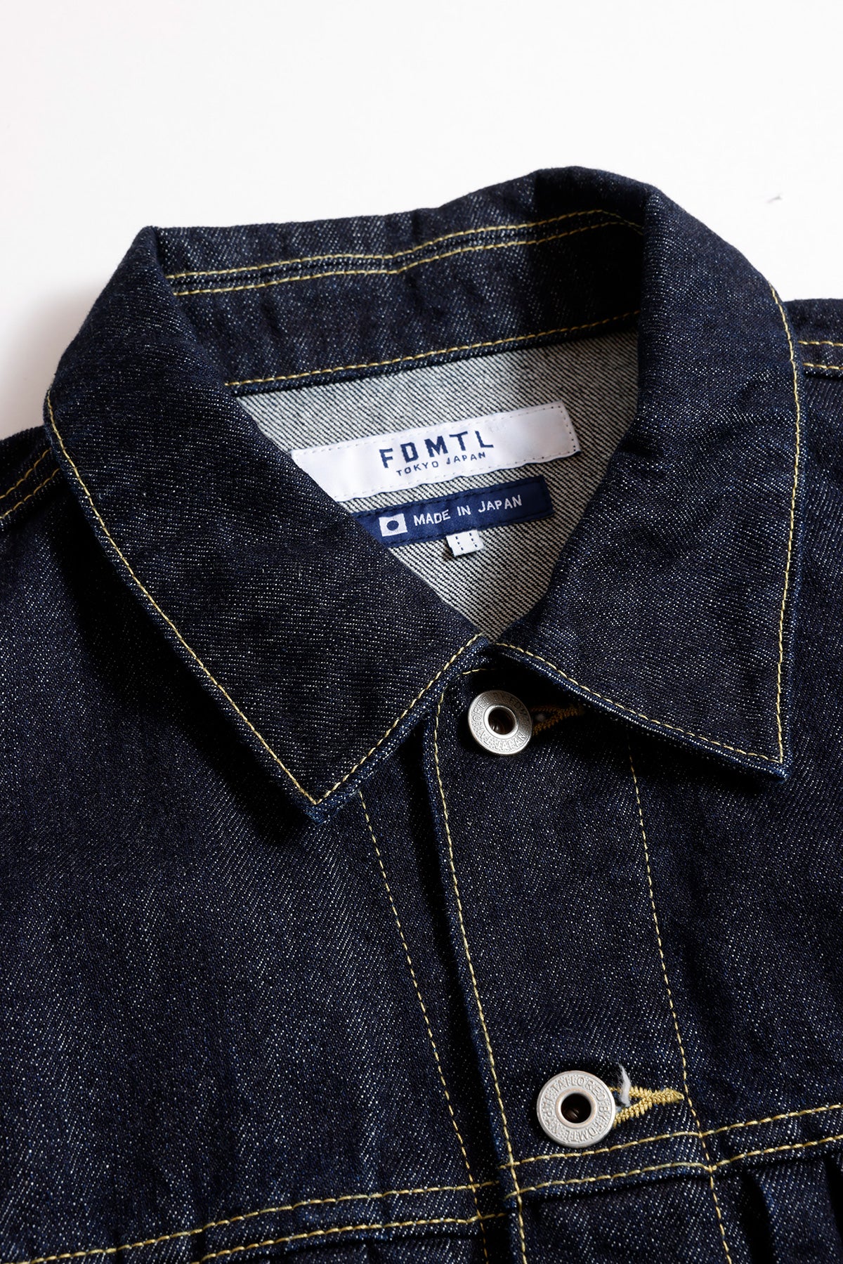 DENIM PLEATS JACKET RINSE