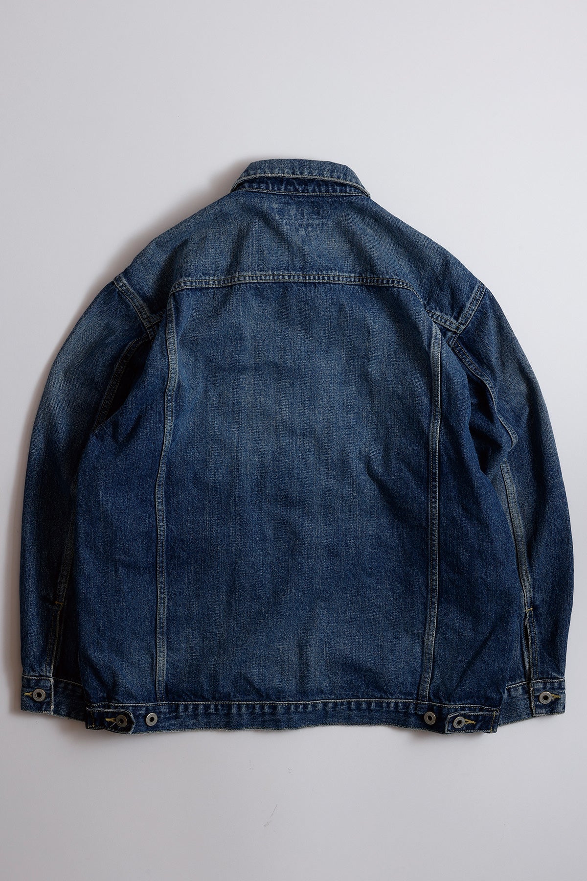 DENIM PLEATS JACKET 3YR WASH