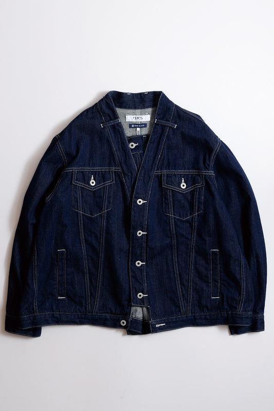 DENIM T-FORM JACKET RINSE