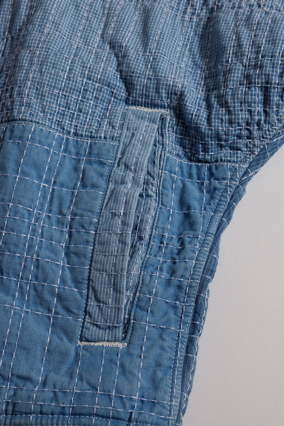 SASHIKO BOMBER JACKET 3YR WASH