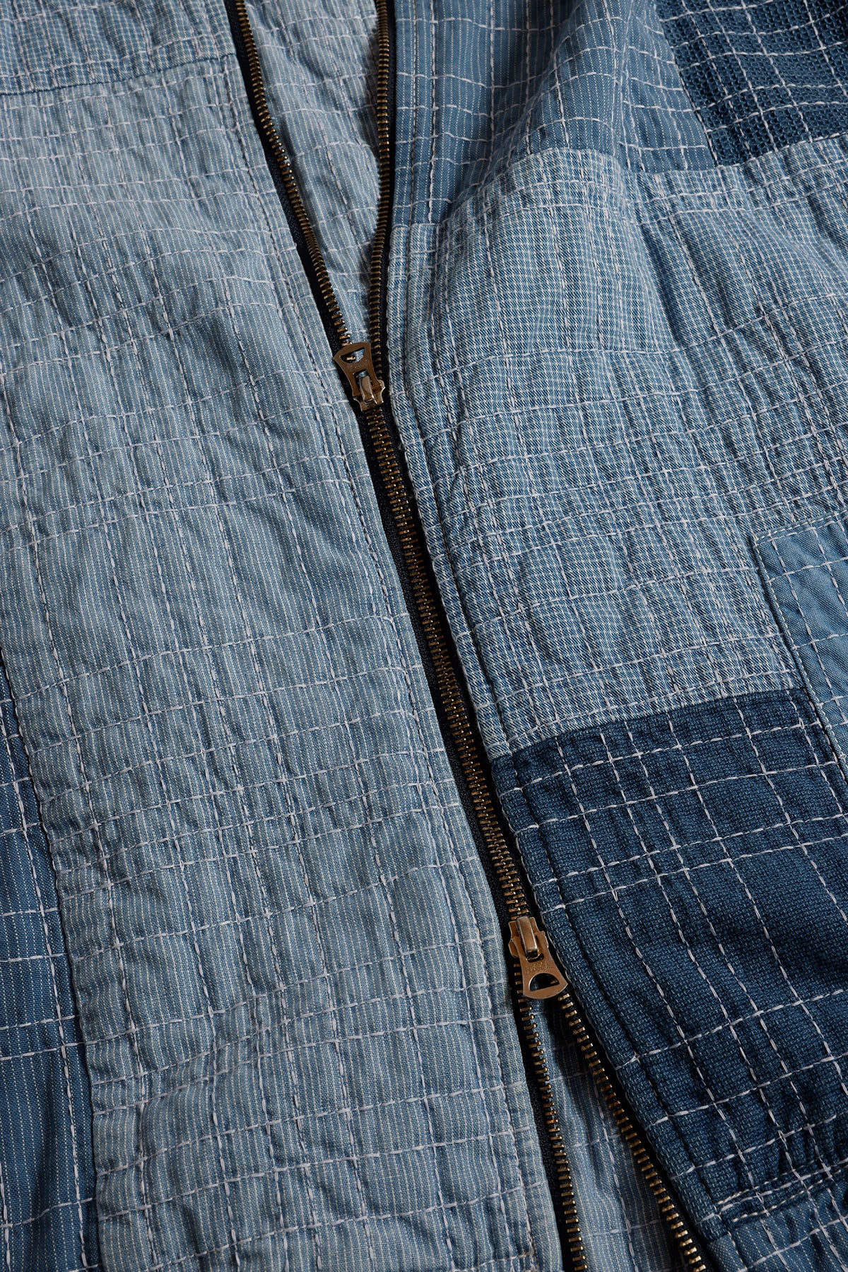 SASHIKO BOMBER JACKET 3YR WASH