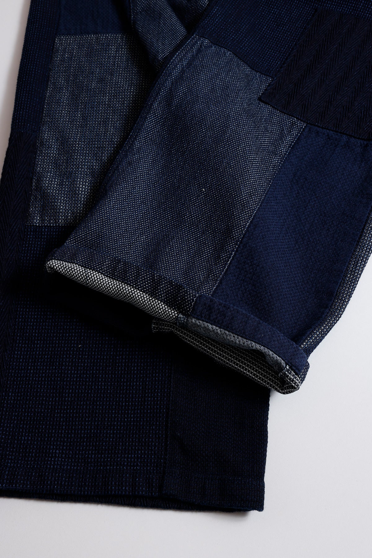 PATCHWORK PANTS RINSE