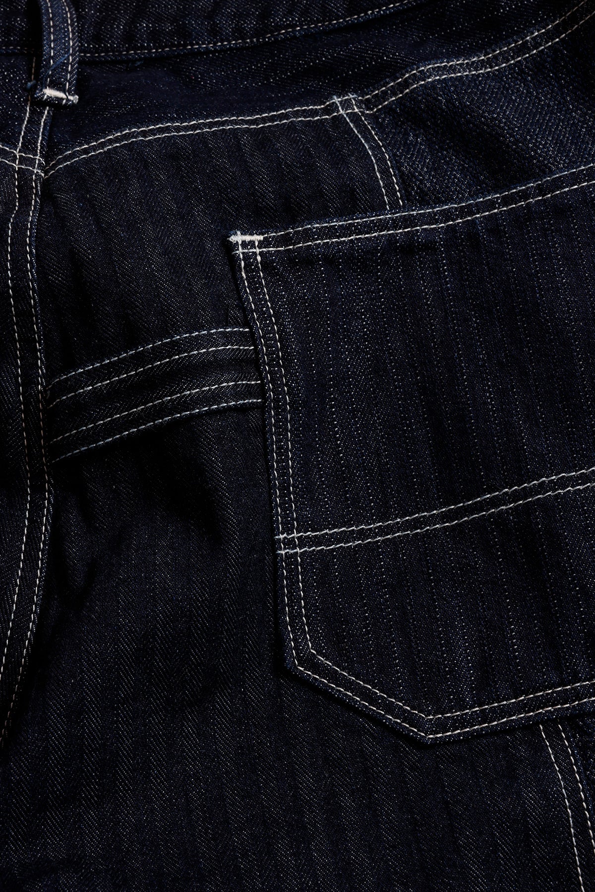 PATCHWORK DOUBLE KNEE PANTS RINSE