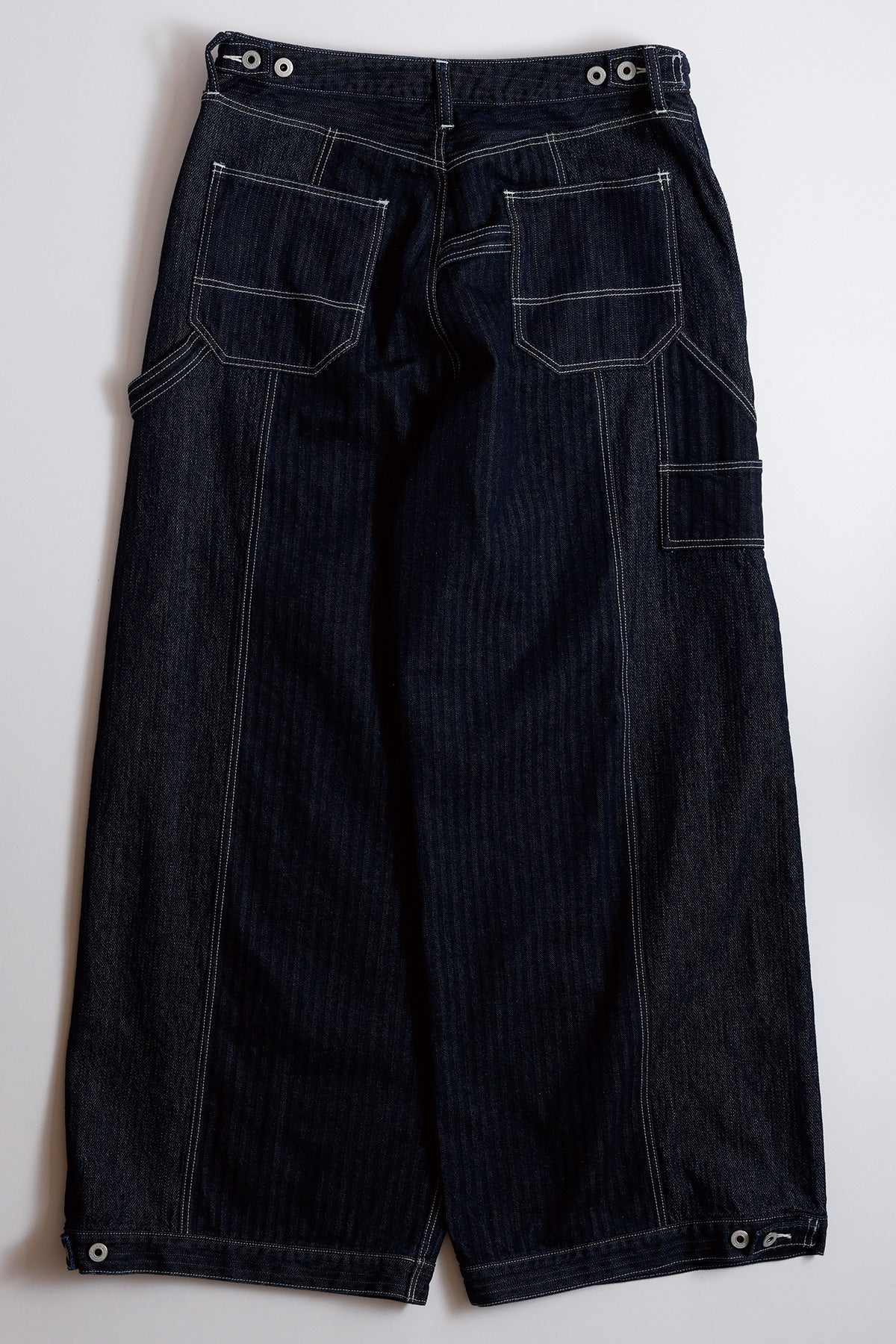 PATCHWORK DOUBLE KNEE PANTS RINSE