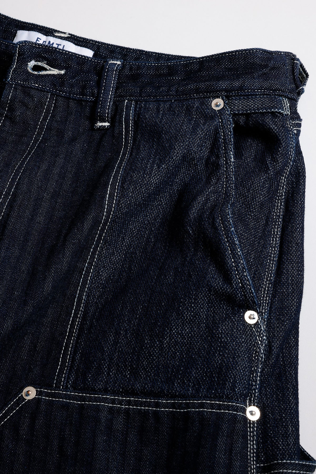 PATCHWORK DOUBLE KNEE PANTS RINSE