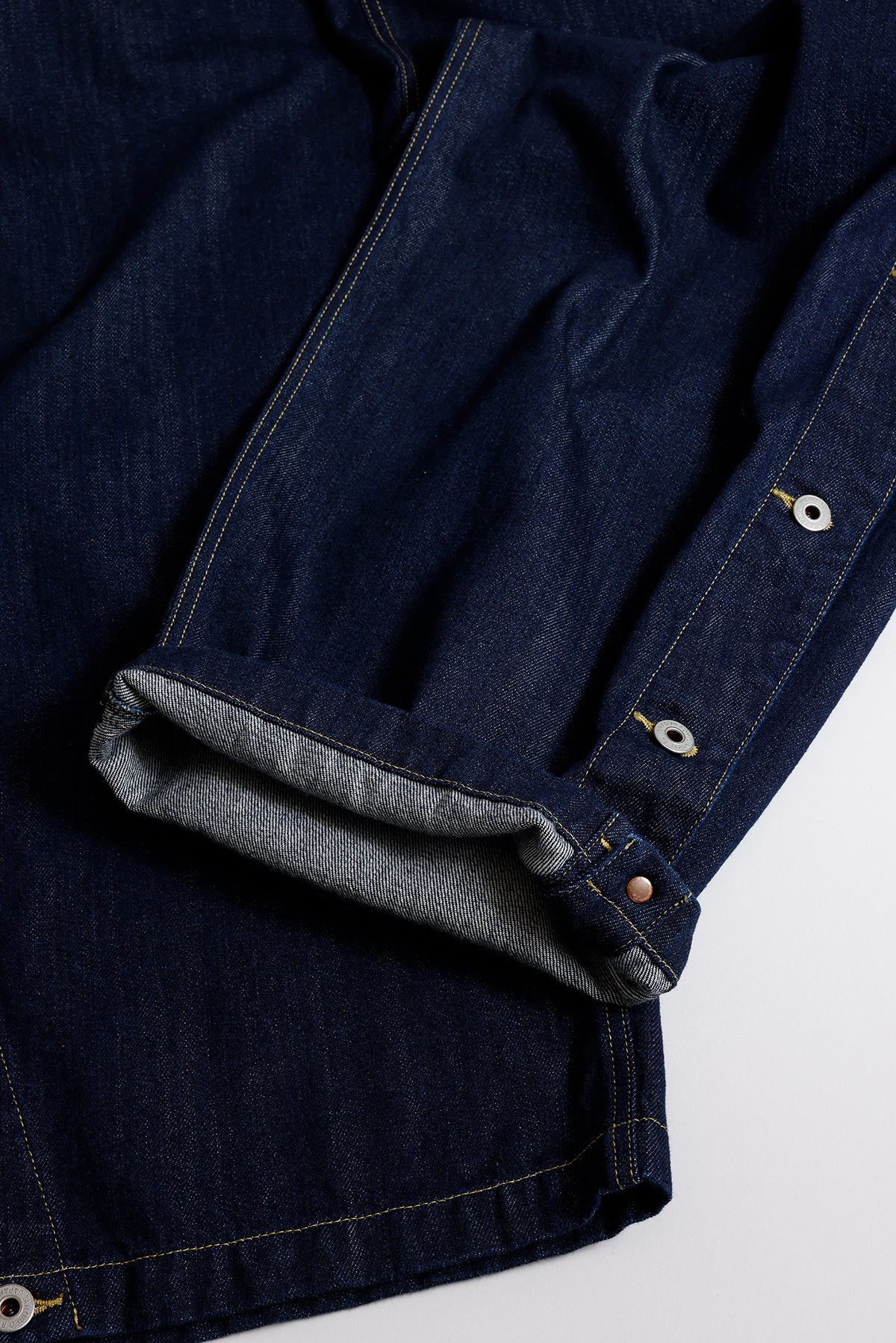 SIDE BUTTON DENIM PANTS RINSE