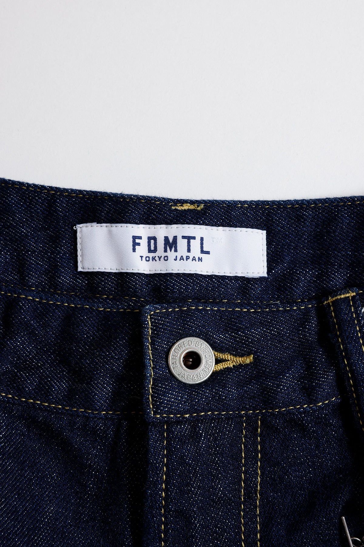 SIDE BUTTON DENIM PANTS RINSE
