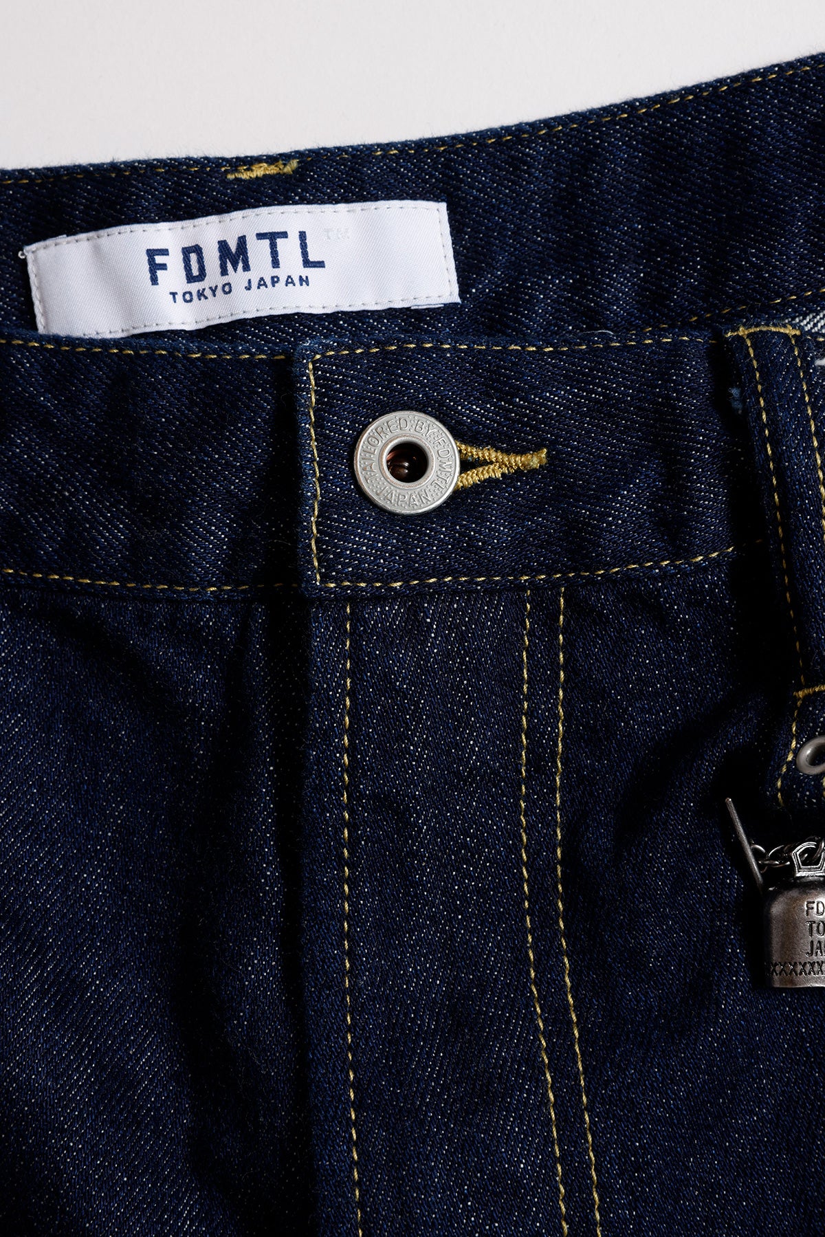 SIDE BUTTON DENIM PANTS RINSE