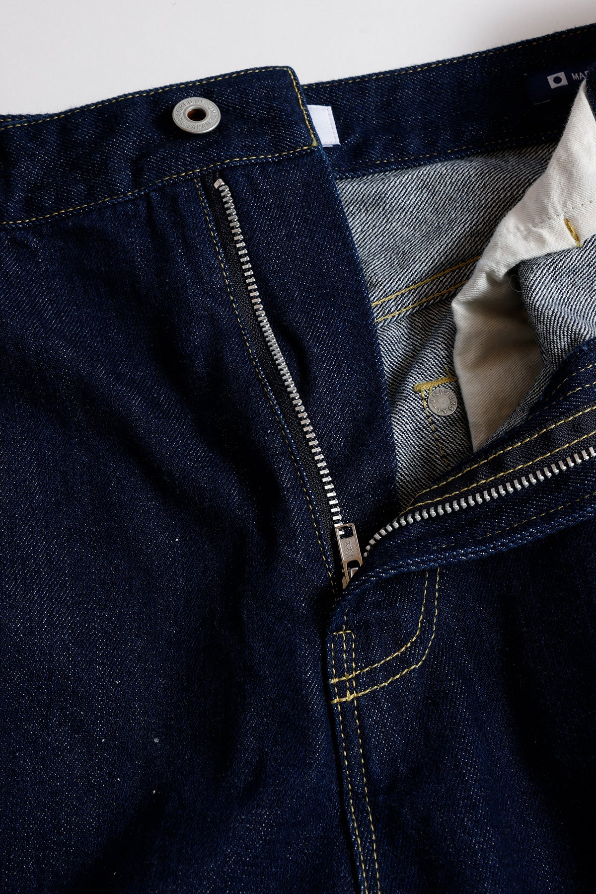 SIDE BUTTON DENIM PANTS RINSE