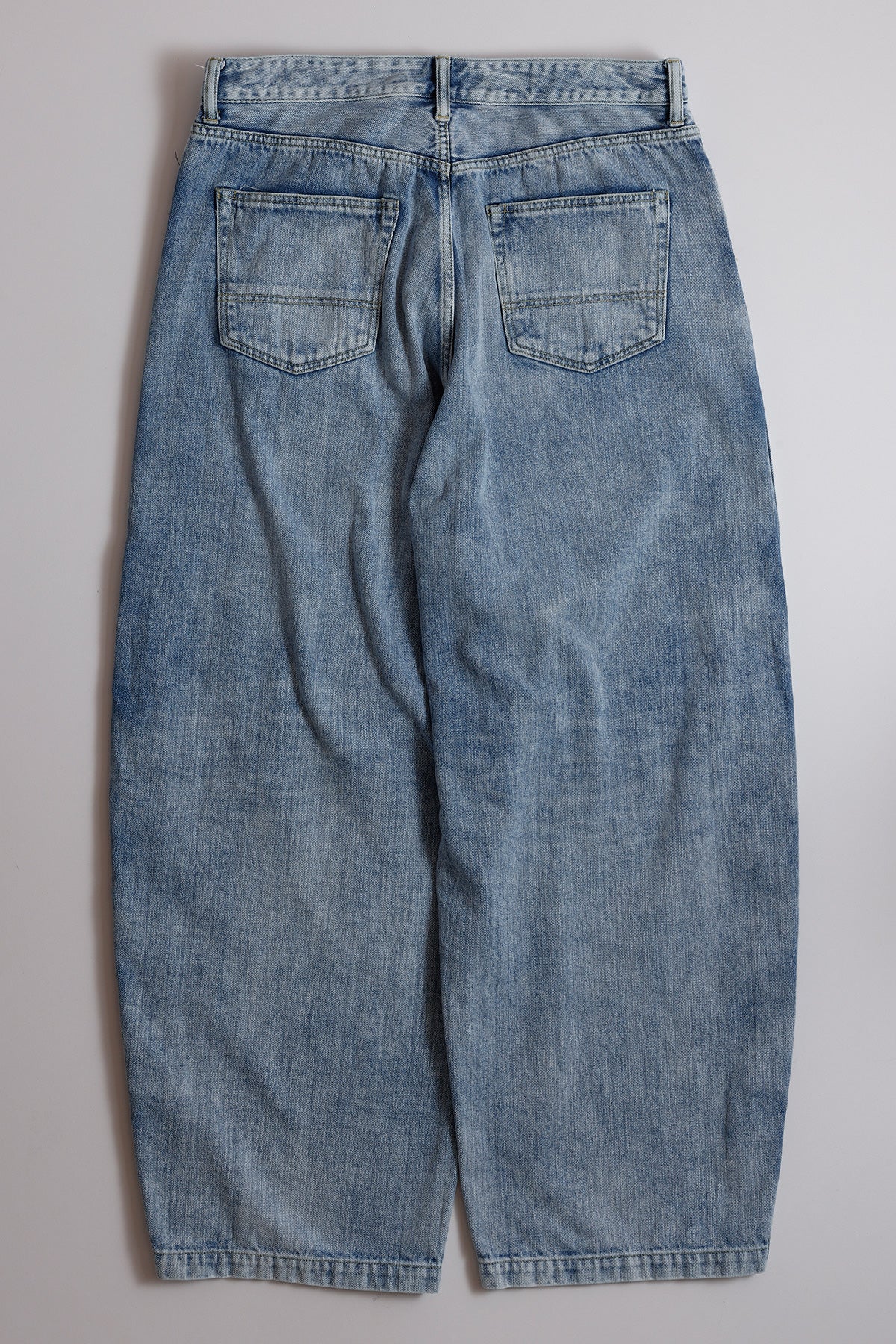 SIDE BUTTON DENIM PANTS 3YR WASH