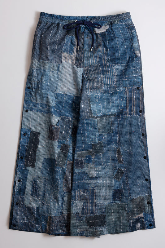BORO SIDE BUTTON HAKAMA PANTS