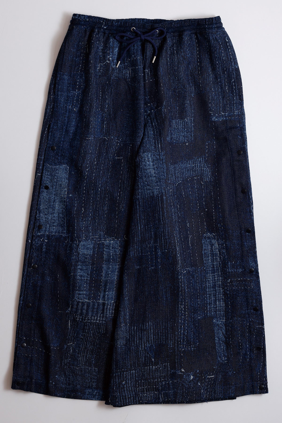 BORO SIDE BUTTON HAKAMA PANTS RINSE