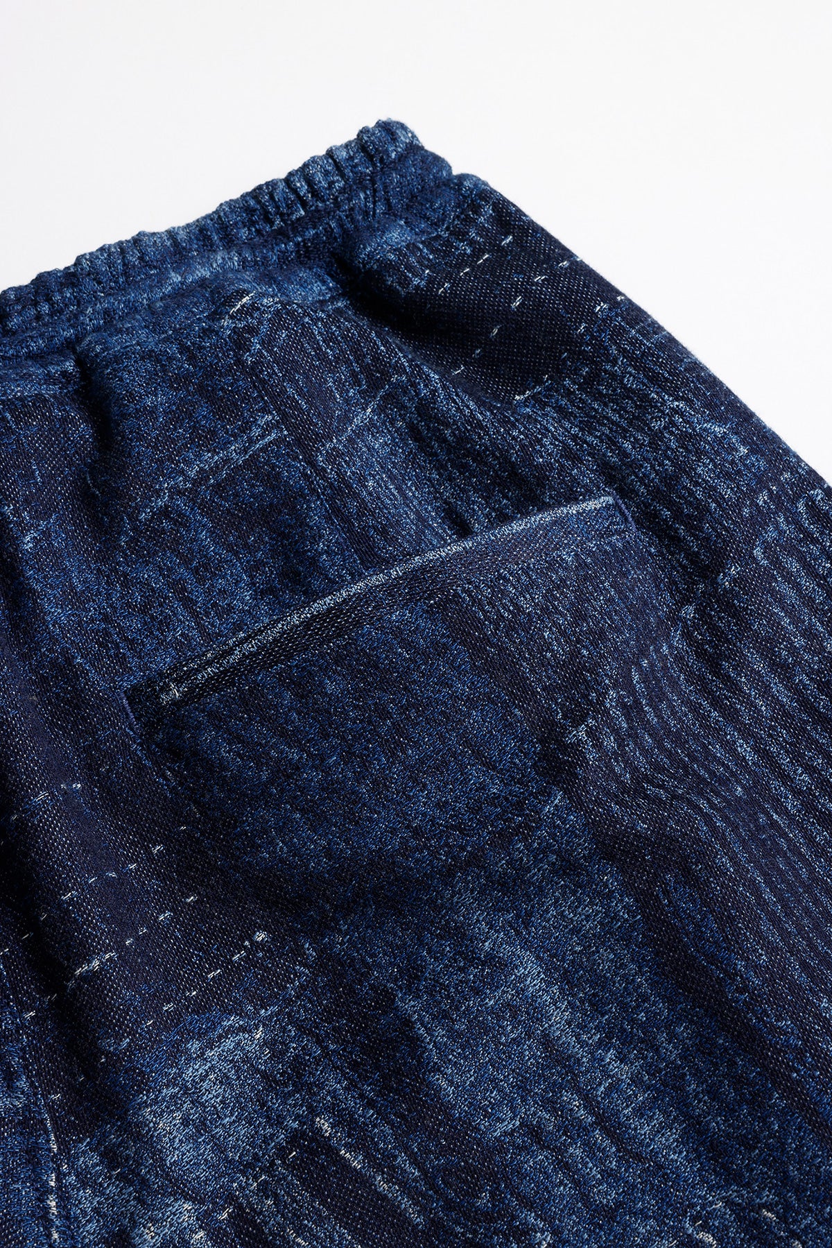 BORO SIDE BUTTON HAKAMA PANTS RINSE