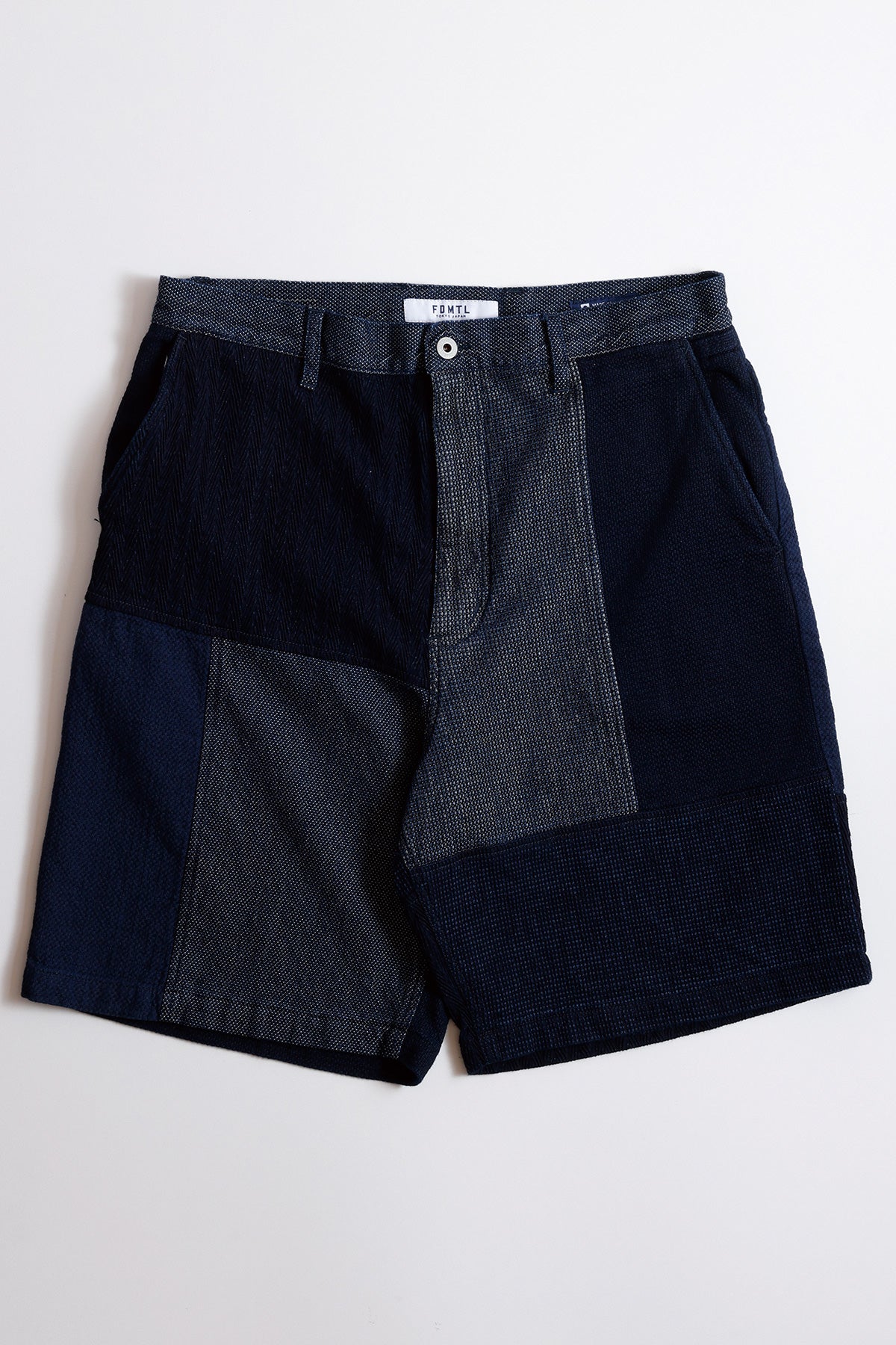 PATCHWORK SHORT PANTS RINSE