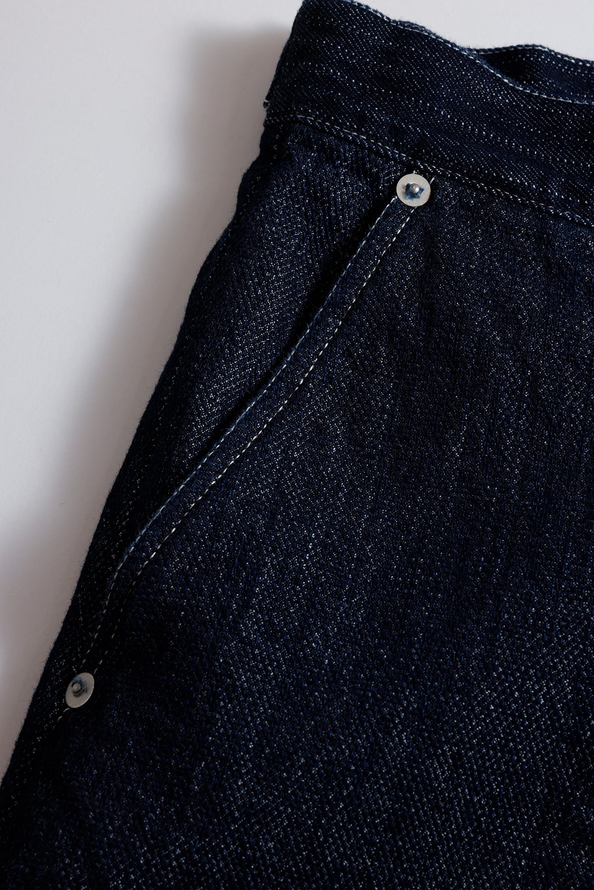 PATCHWORK DOUBLE KNEE SHORTS RINSE