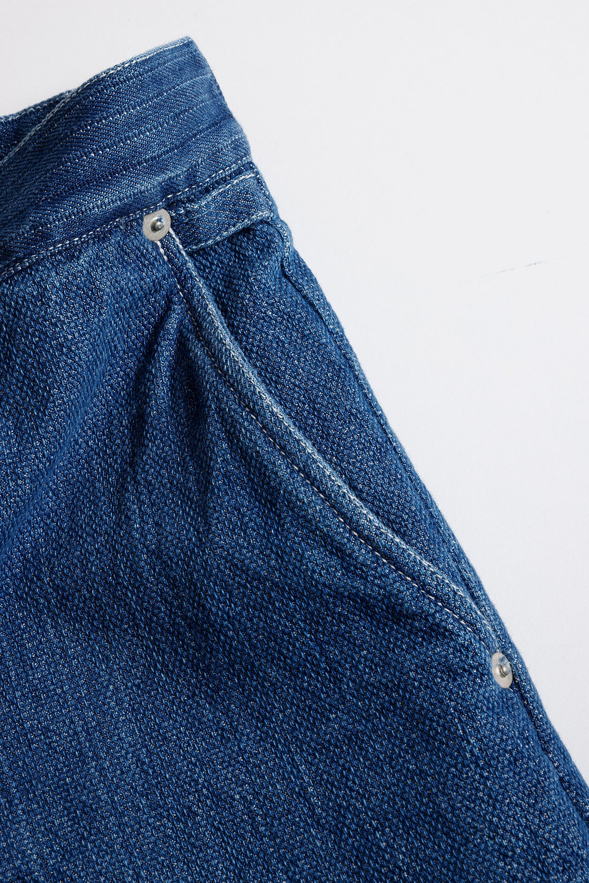 PATCHWORK DOUBLE KNEE SHORTS 3YR WASH