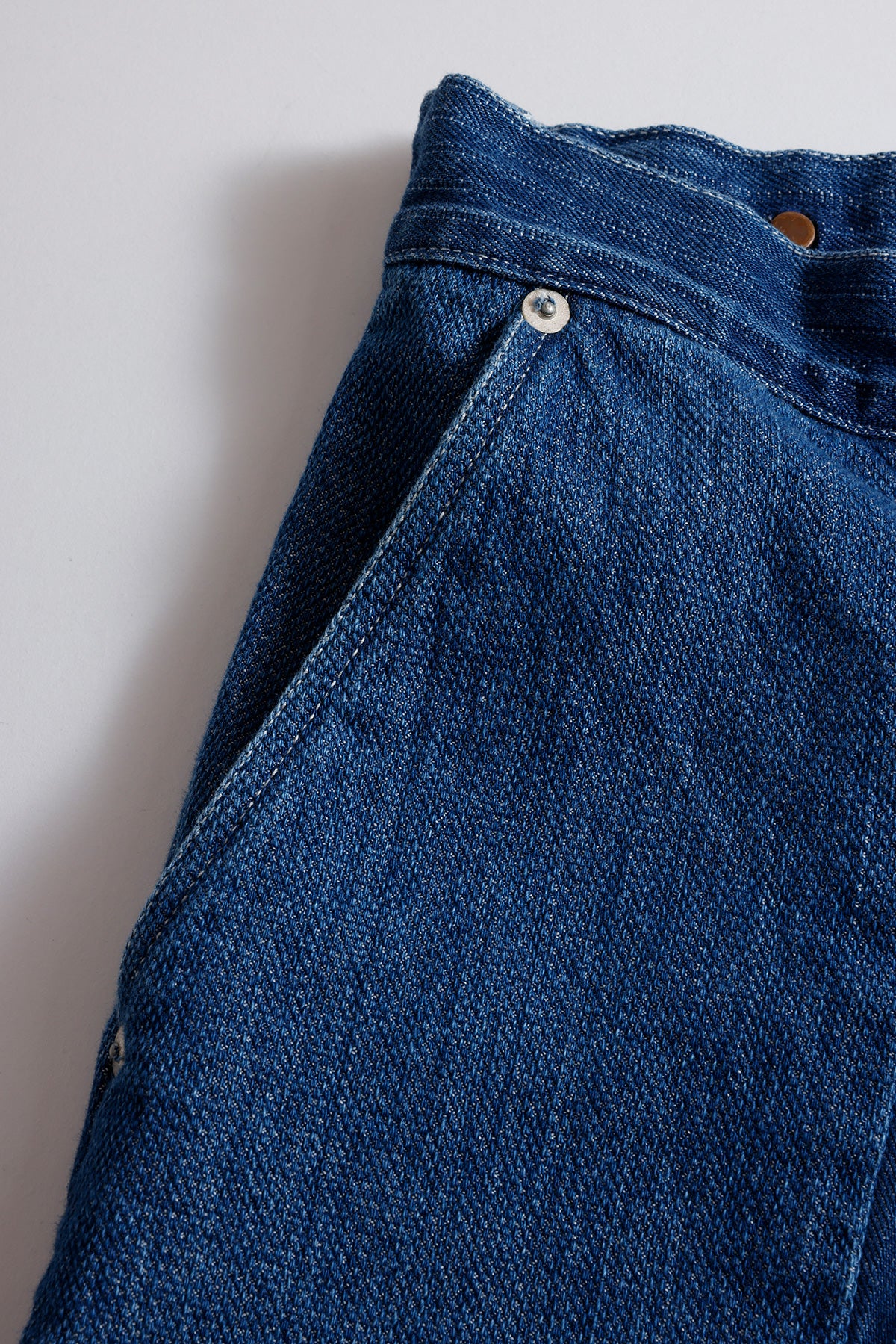 PATCHWORK DOUBLE KNEE SHORTS 3YR WASH