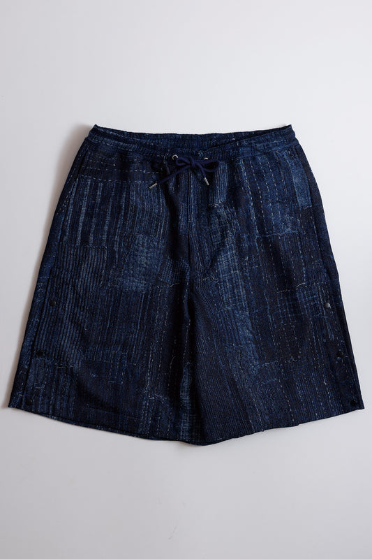 BORO SIDE BUTTON KNEE PANTS RINSE