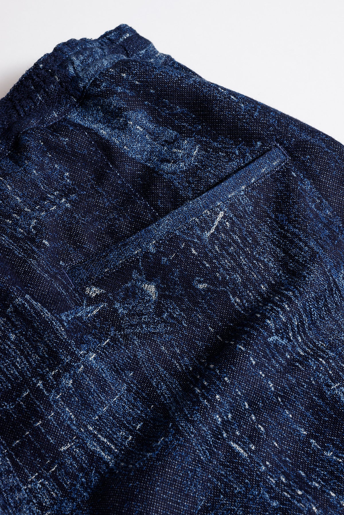 BORO SIDE BUTTON KNEE PANTS RINSE