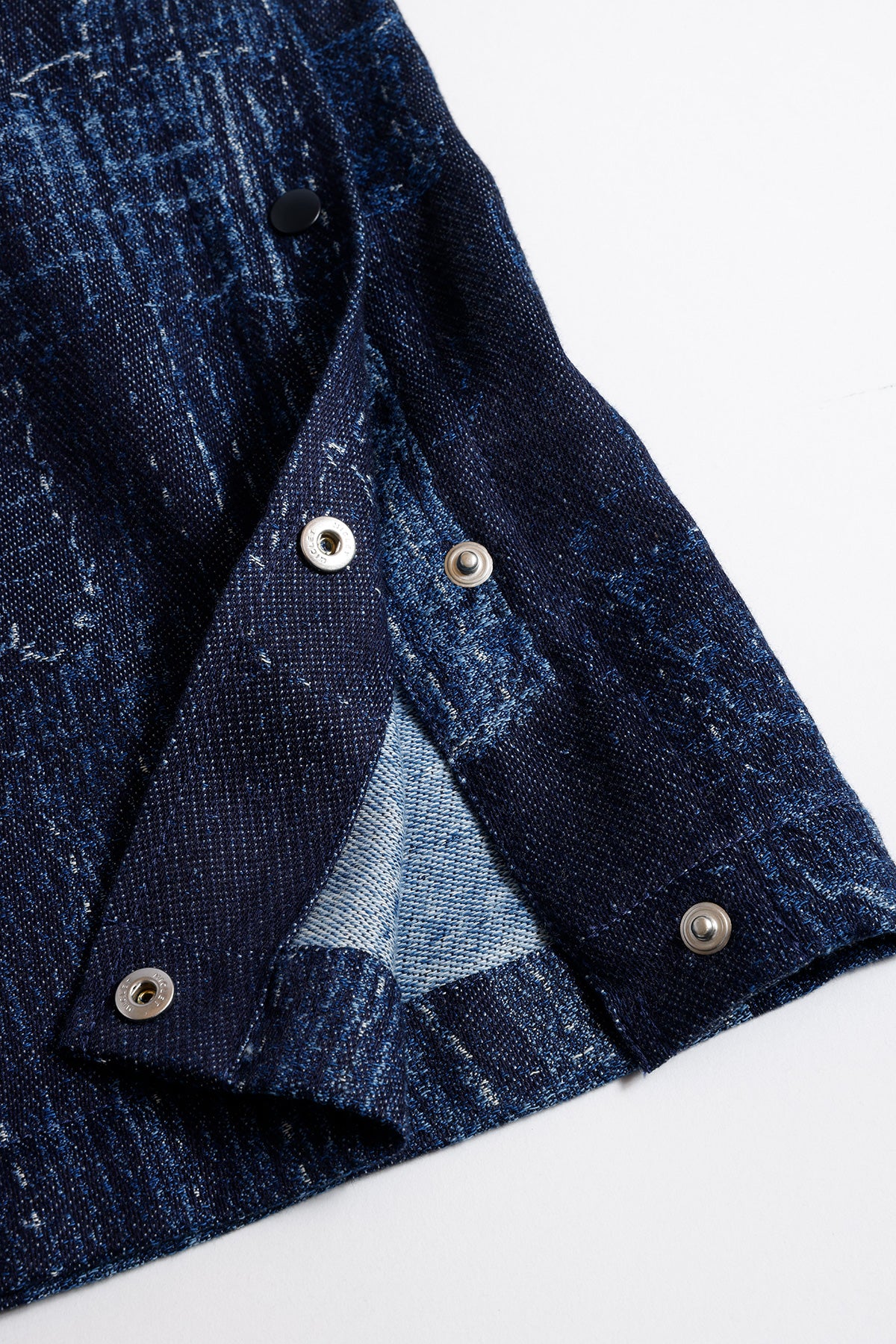 BORO SIDE BUTTON KNEE PANTS RINSE