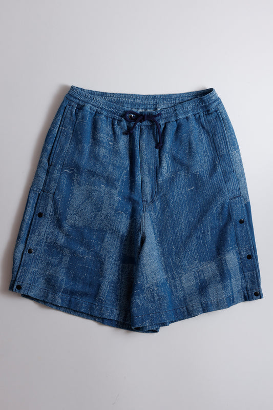 BORO SIDE BUTTON KNEE PANTS 3YR WASH