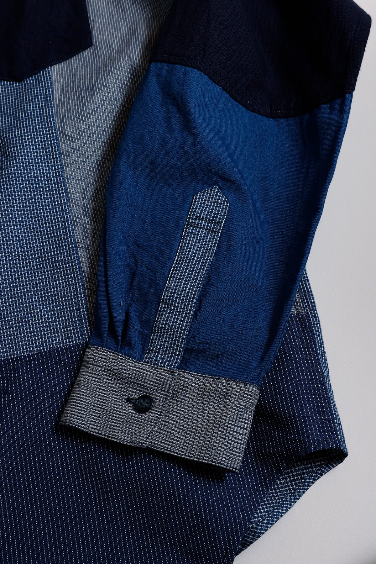 PATCHWORK SHIRT RINSE