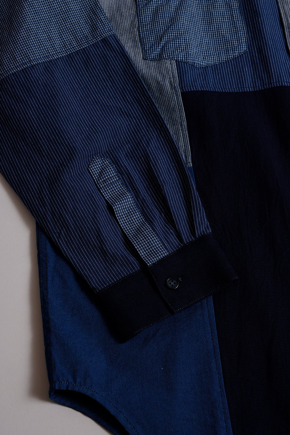 PATCHWORK SHIRT RINSE