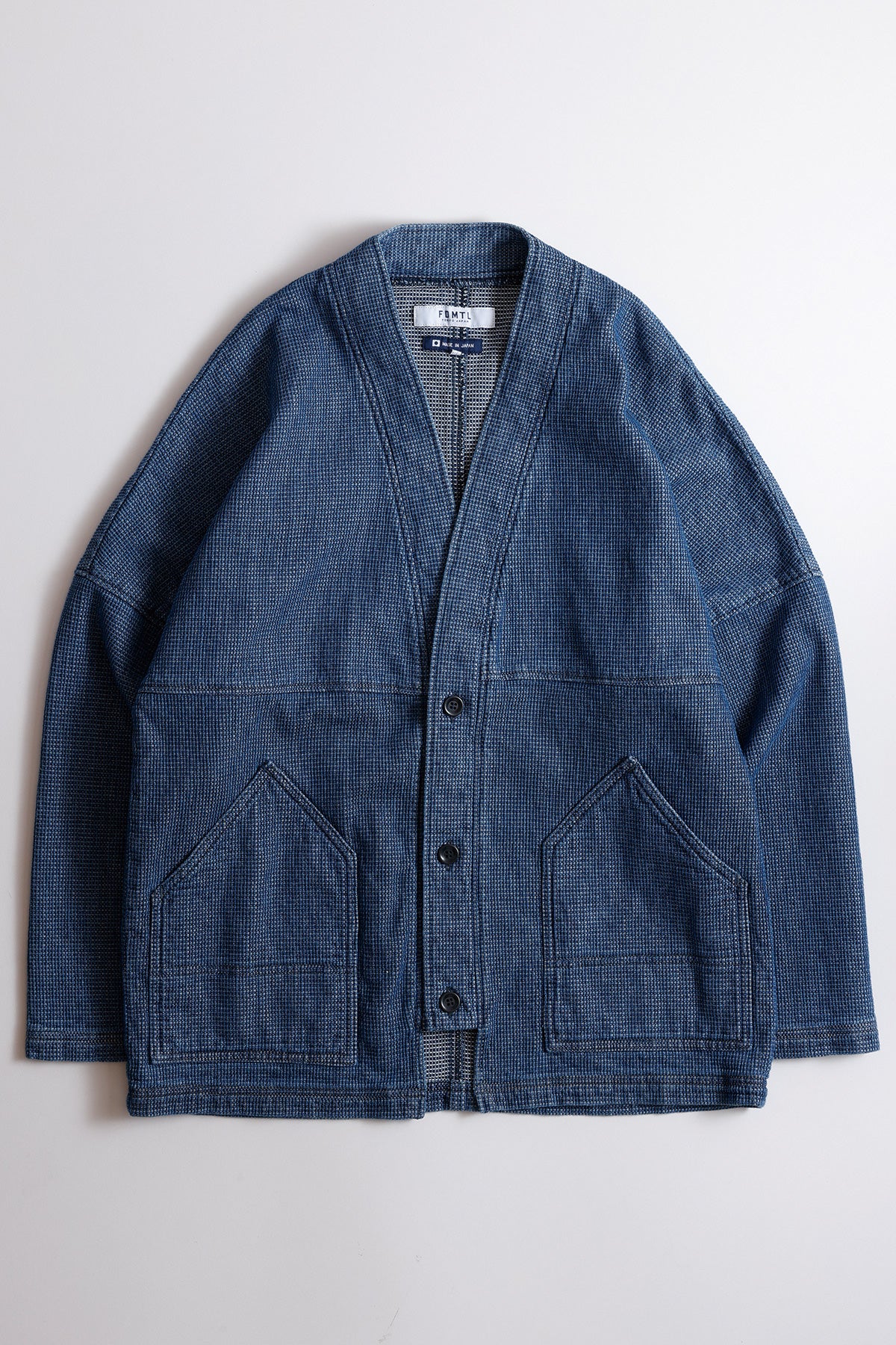 INDIGO CARDIGAN 3YR WASH