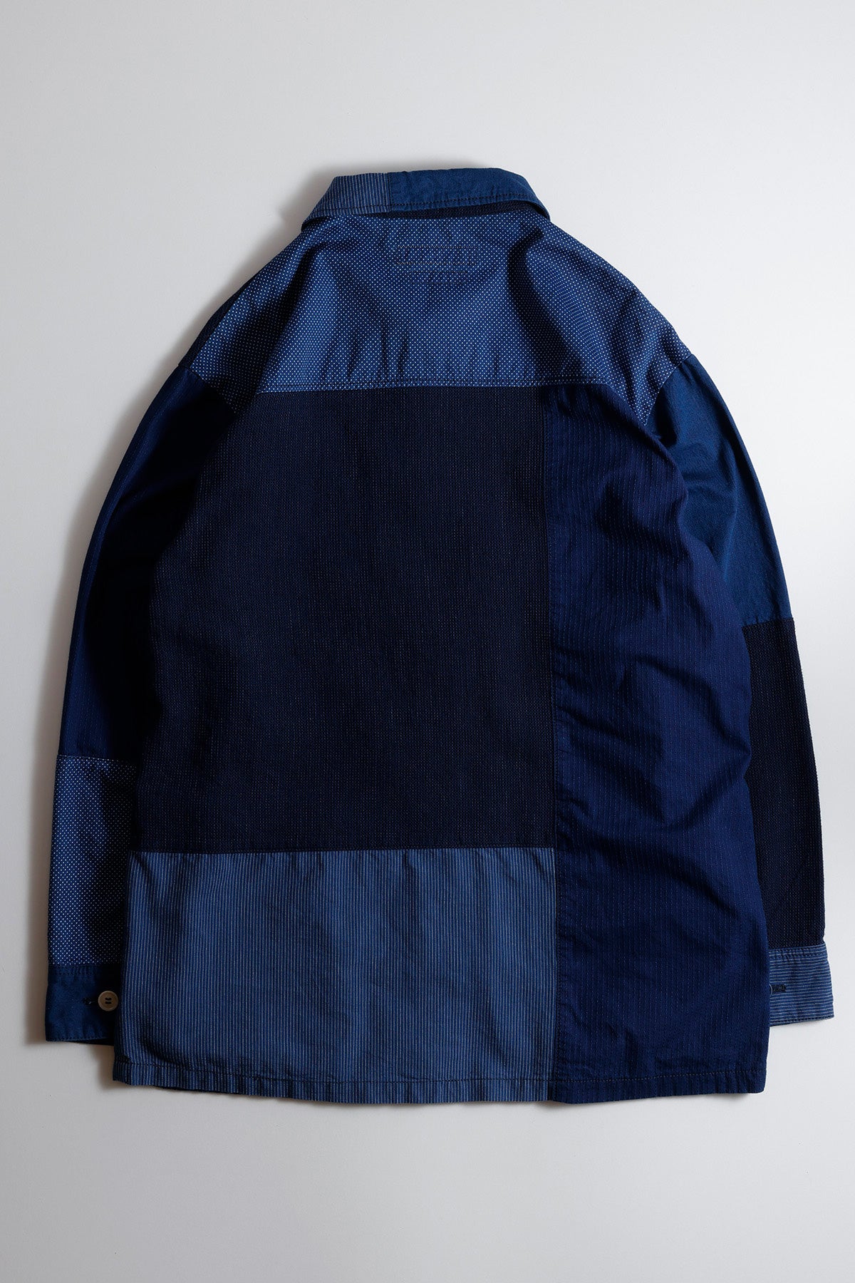 PATCHWORK SHIRT JACKET RINSE