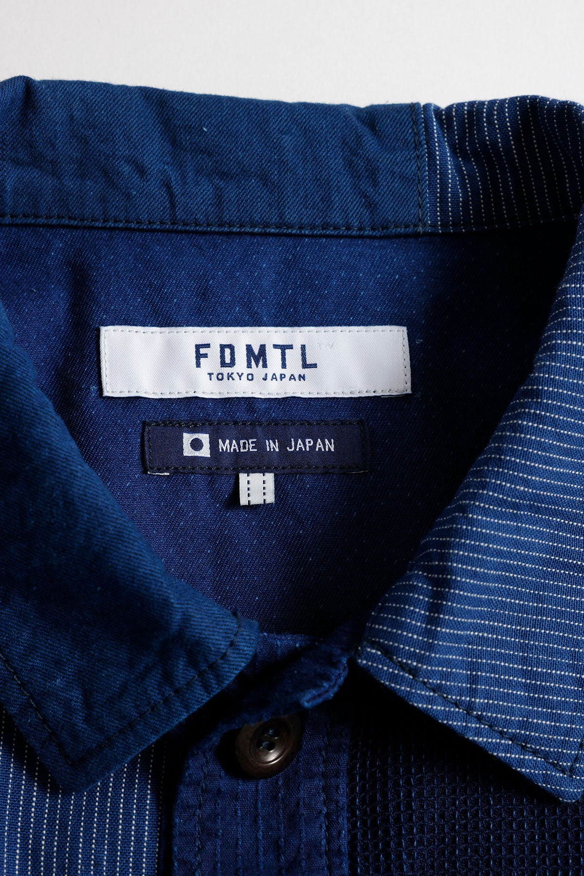 PATCHWORK SHIRT JACKET RINSE