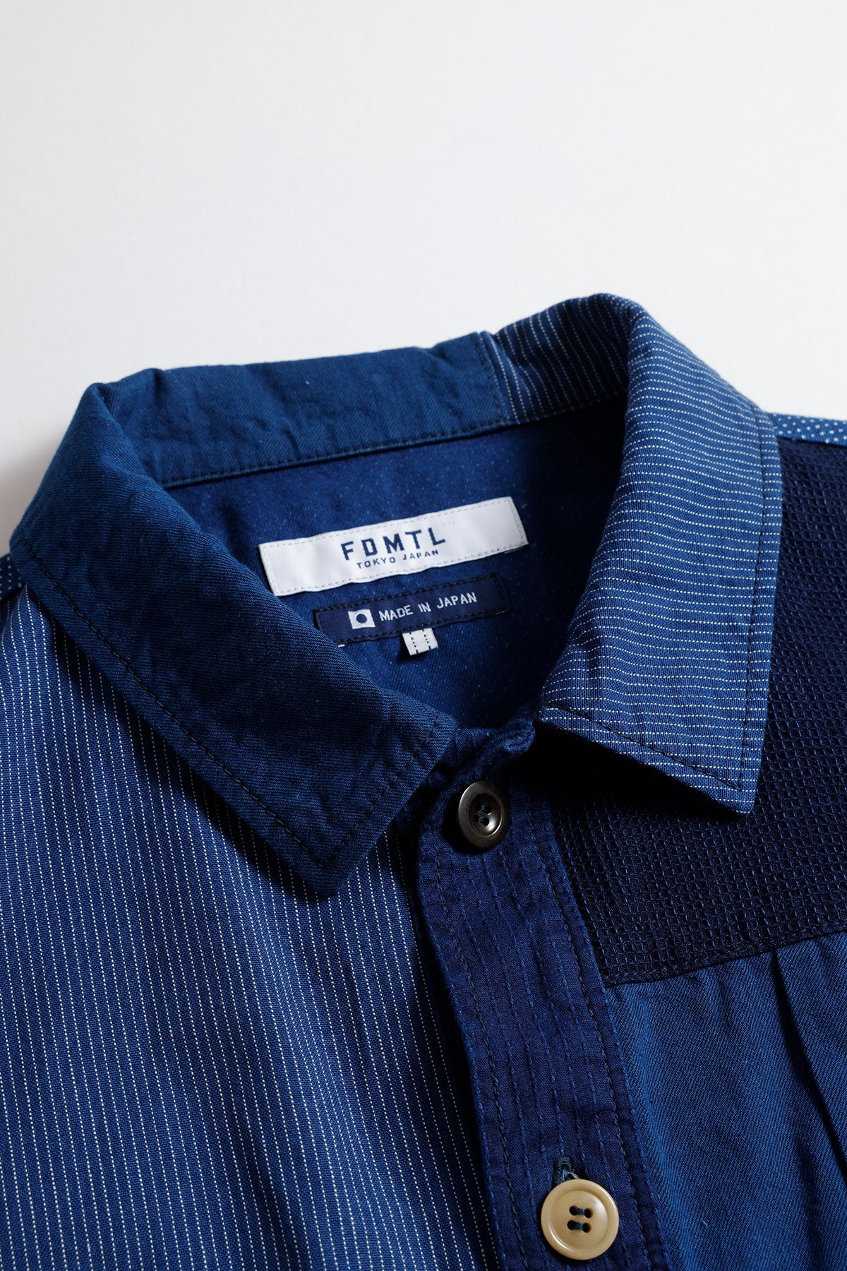 PATCHWORK SHIRT JACKET RINSE