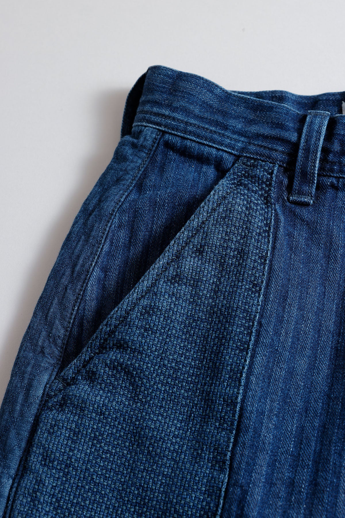 <WOMENS FIT> PATCHWORK PANTS 3YR WASH