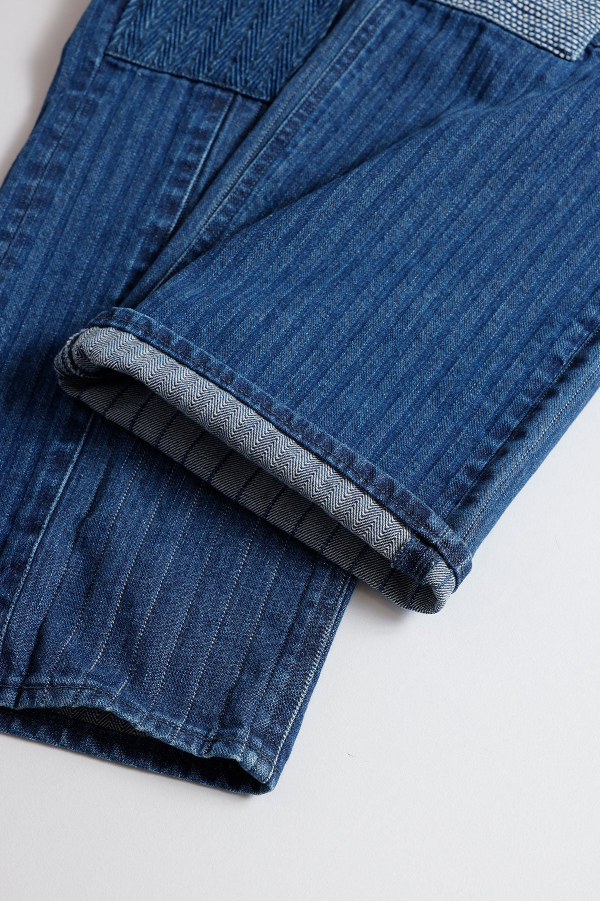 <WOMENS FIT> PATCHWORK PANTS 3YR WASH